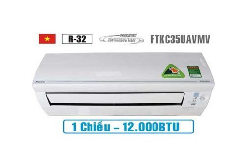 Điều hòa Daikin 12000BTU 1 chiều inverter FTKC35UAVMV