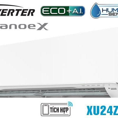Điều hòa Panasonic inverter 1 chiều 24.000BTU XU24ZKH-8