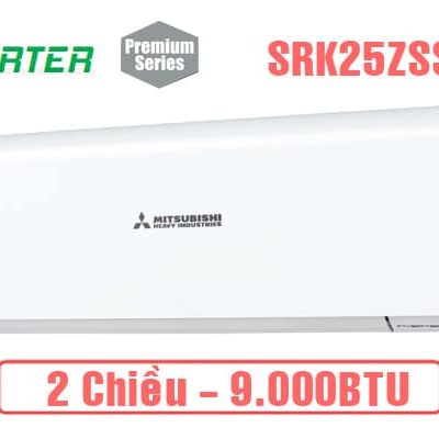 Điều hòa Mitsubishi Heavy 9000BTU 2 chiều inverter SRK25ZSS-W5