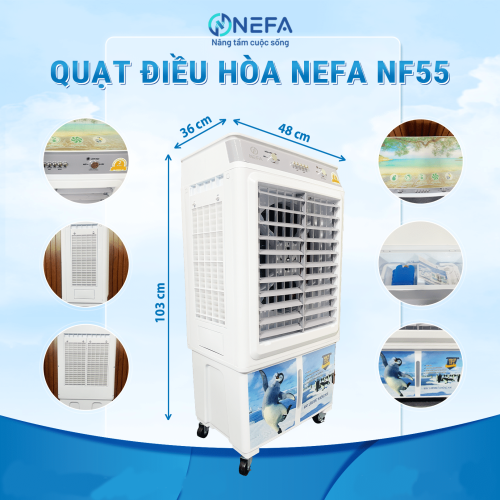 Quạt điều hòa Nefa NF55 – cơ - Ảnh 5