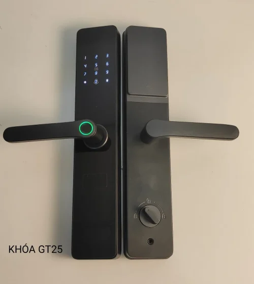 Khoá vân tay cửa gỗ cao cấp GT25 - Ảnh 2
