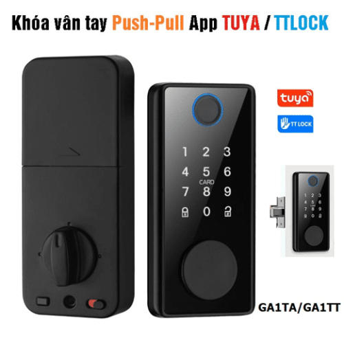 Khoá vân tay cao cấp App TUYA / TTLOCK KingGuard GA1